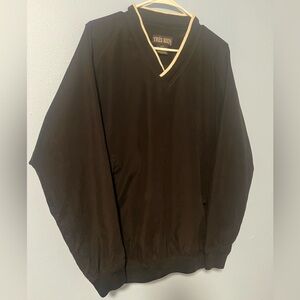 COPY - Tres Bien Black Windbreaker V-neck Pullover Men's Size Medium